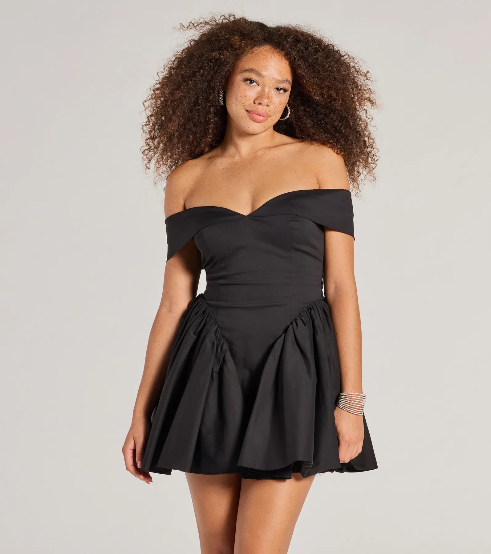 Luxe Moment Drop Waist Skater Dress