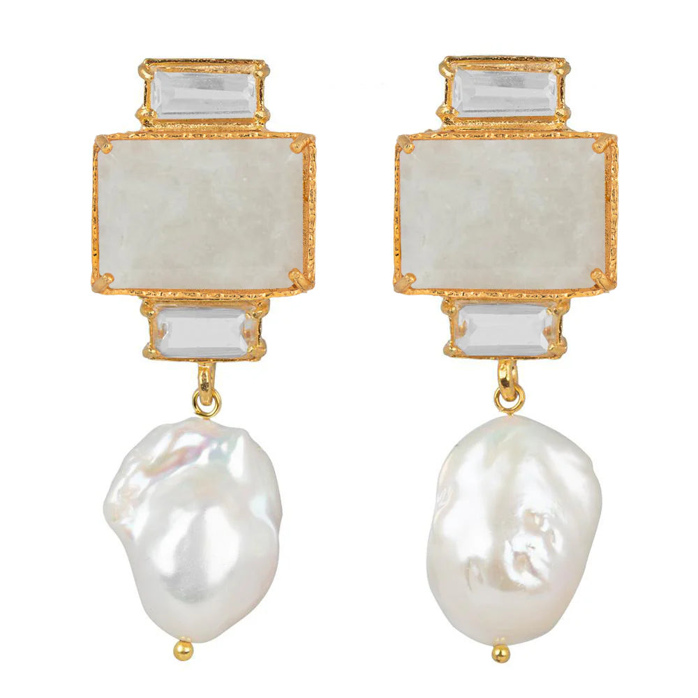 Christie Nicolaides Bambina Earrings - White