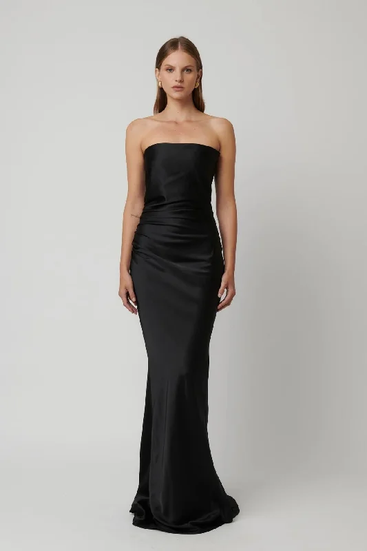 Effie Kats Chlorel Gown - Black