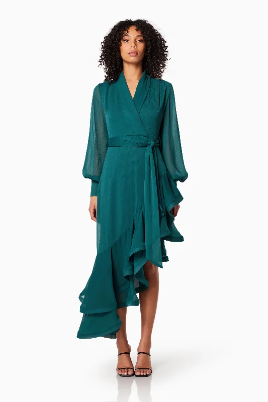 Elliatt Genevieve Dress - Forest Green