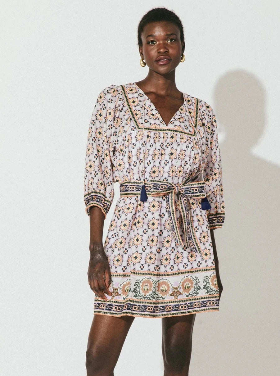 Giovanna Mini Dress in Marrakesh Print