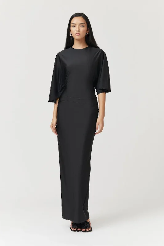 Suboo Ivy Cap Sleeve Maxi - Black