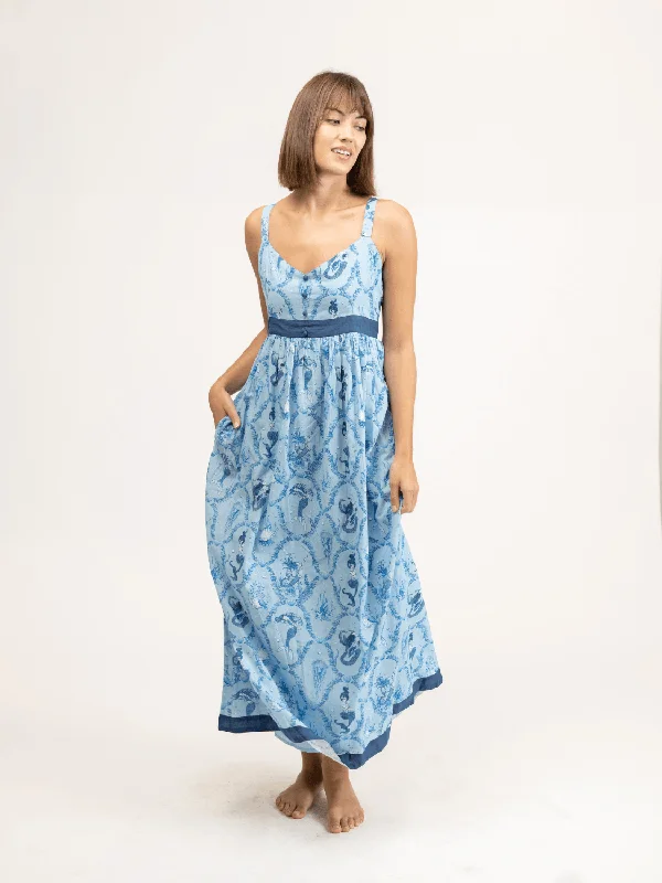 The Sophia Dress | Mermaid Blue