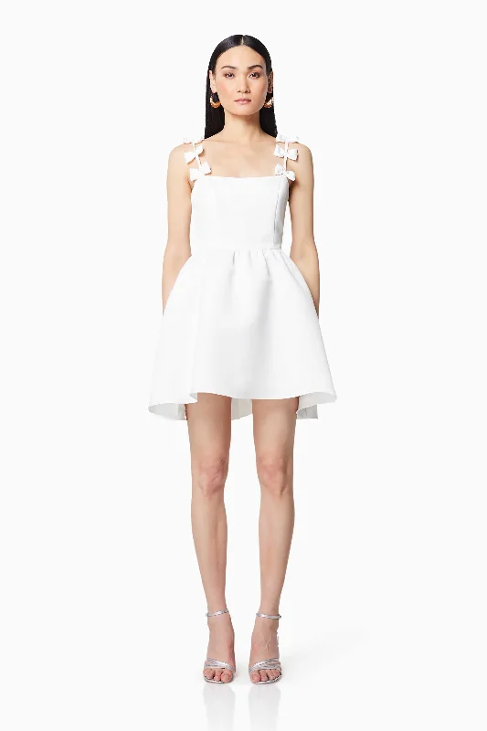 Enchantment Mini Dress In White