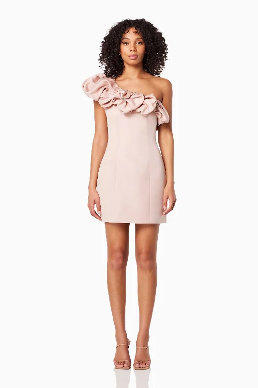 Franki Fitted Mini Dress In Pink