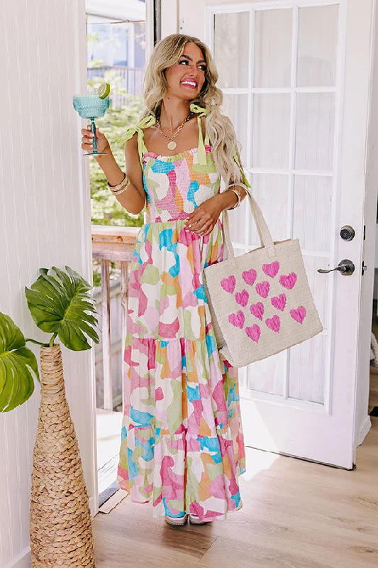 Fun In The Sun Smocked Maxi Dress