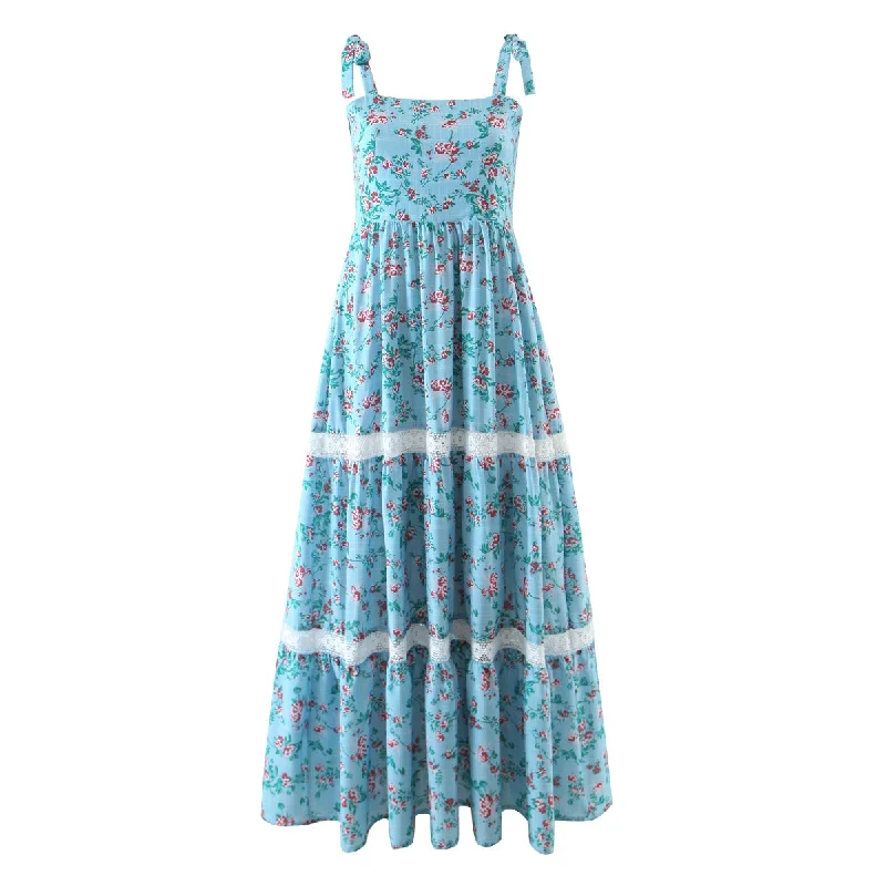 'Georgina' Floral Smocked Tiered Dress