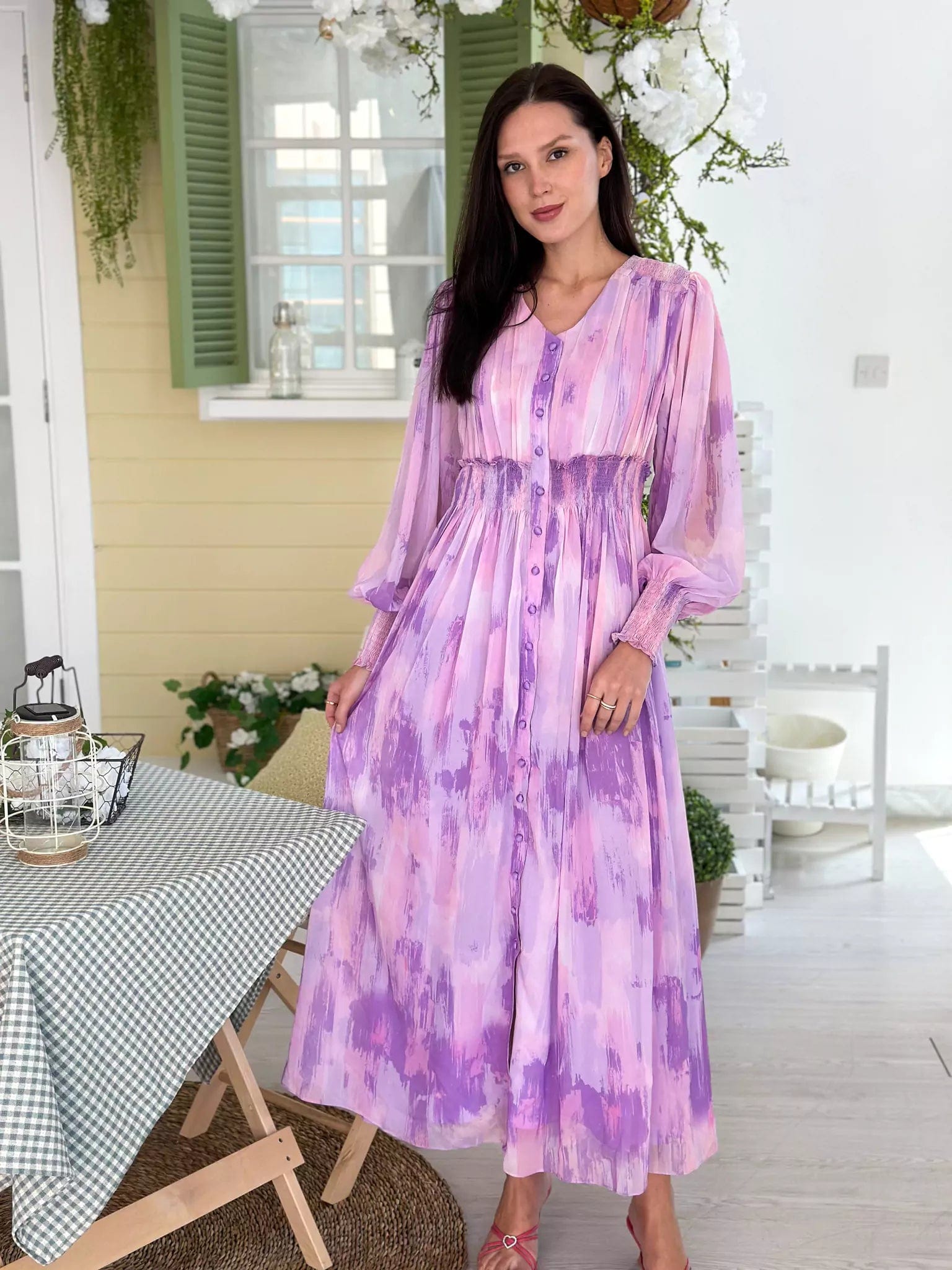 Purple Hues Long Dress