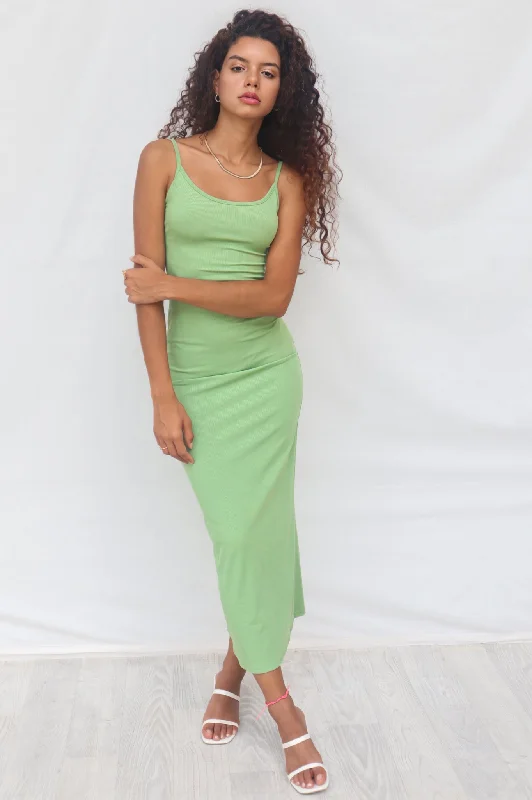 Rhonny Maxi Dress - Apple