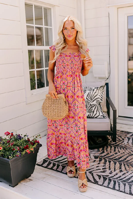 Savannah Estate Smocked Maxi Dress