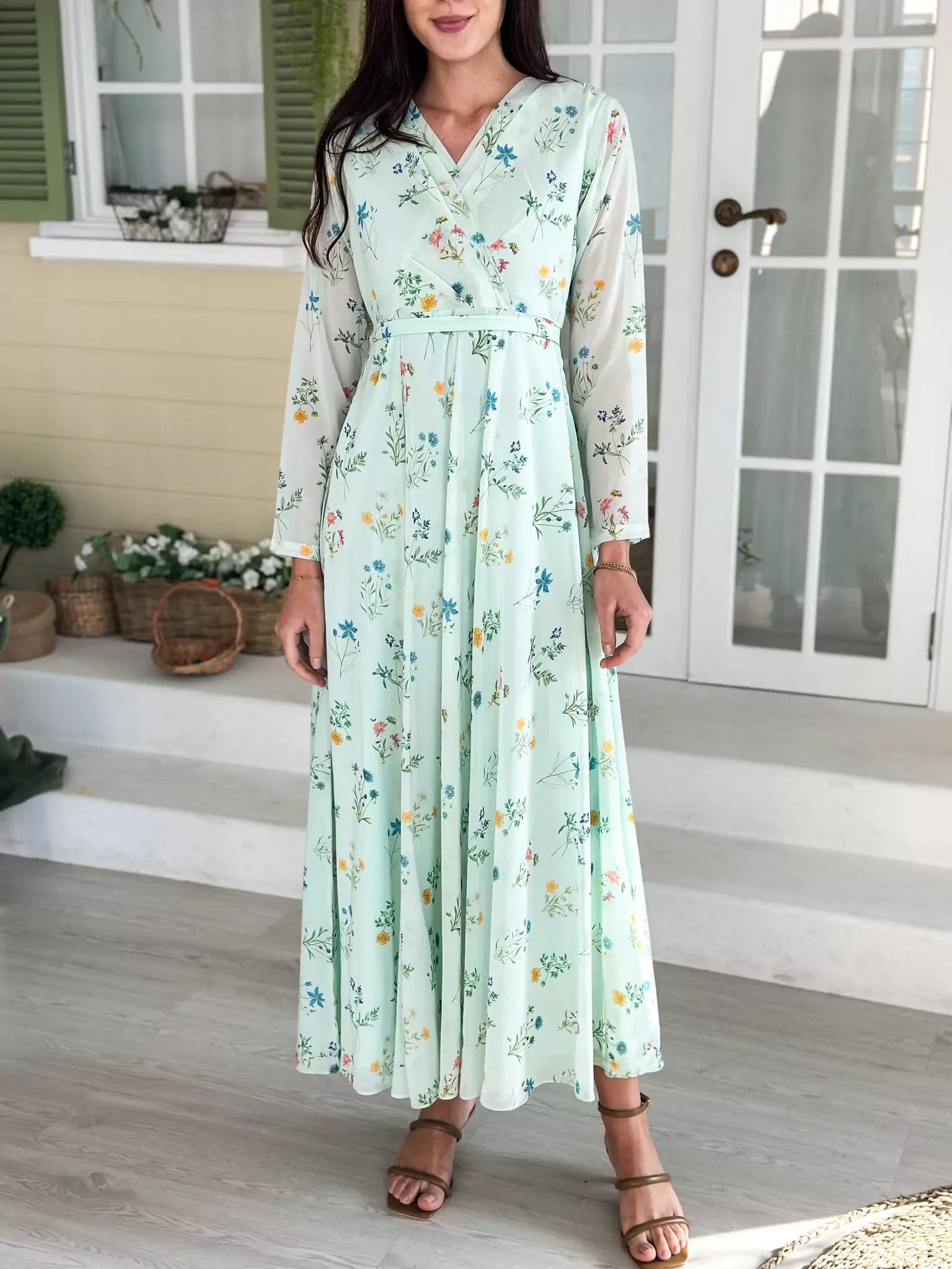 Sorrel Floral Long Dress